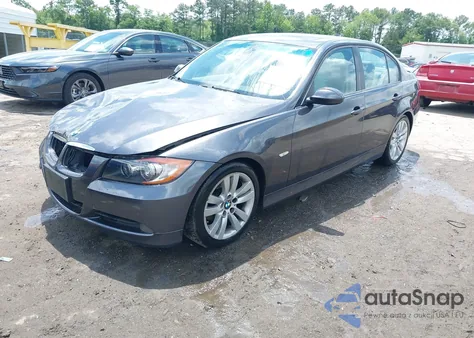 2006 BMW 325I z USA, uszkodzony, nr VIN WBAVB17576NK31560